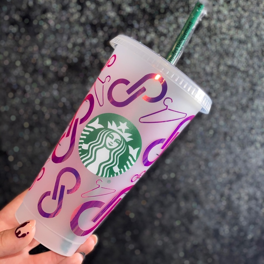 Poshmark customized Starbucks venti cold cup